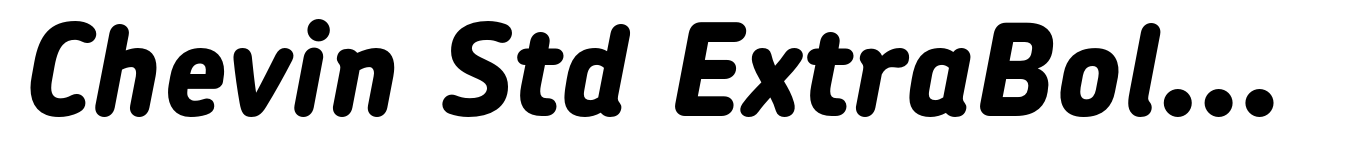 Chevin Std ExtraBold Italic